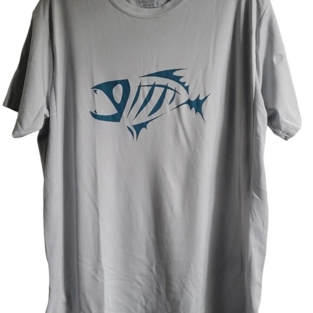 NWT G Loomis Tech Tee Short Sleeve Technical T-Shirt Pearl Gray Size Small